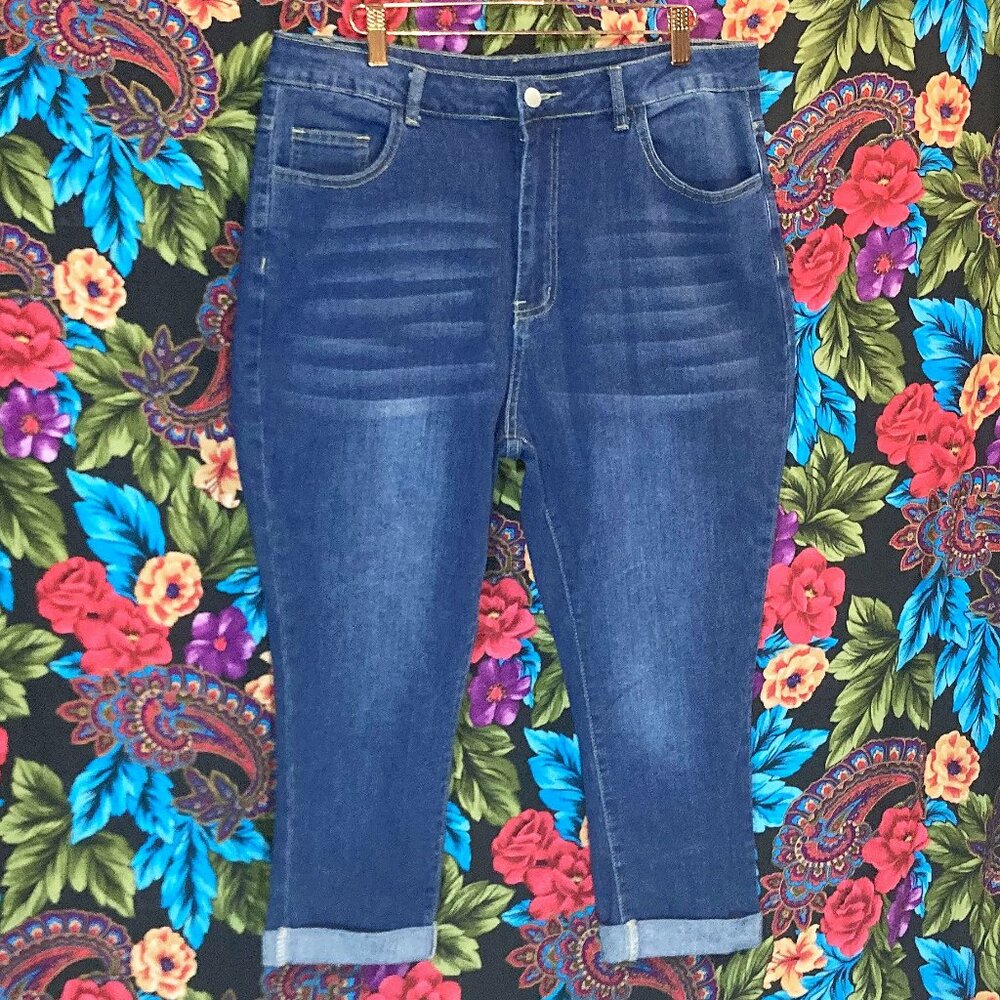 WOMEN'S SHEIN DENIM JEANS SHEIN CURVE 1XL SKINNY JEANS WOMENS SIZE 1X JEAN PANTS